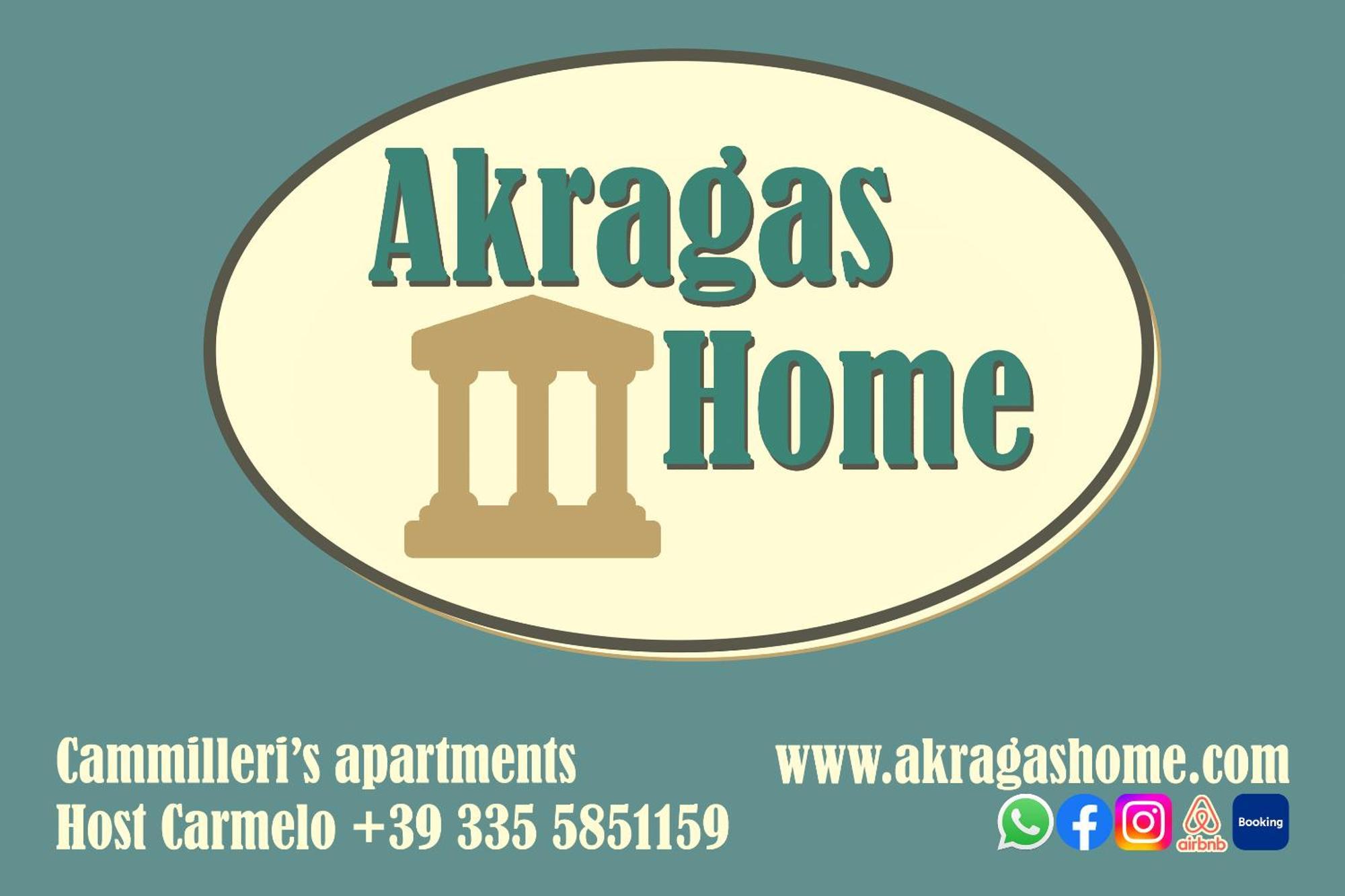 2 Apartments - Akragas Home 1 & 2 On Via Atenea City Center With View Αγκριτζέντο Εξωτερικό φωτογραφία
