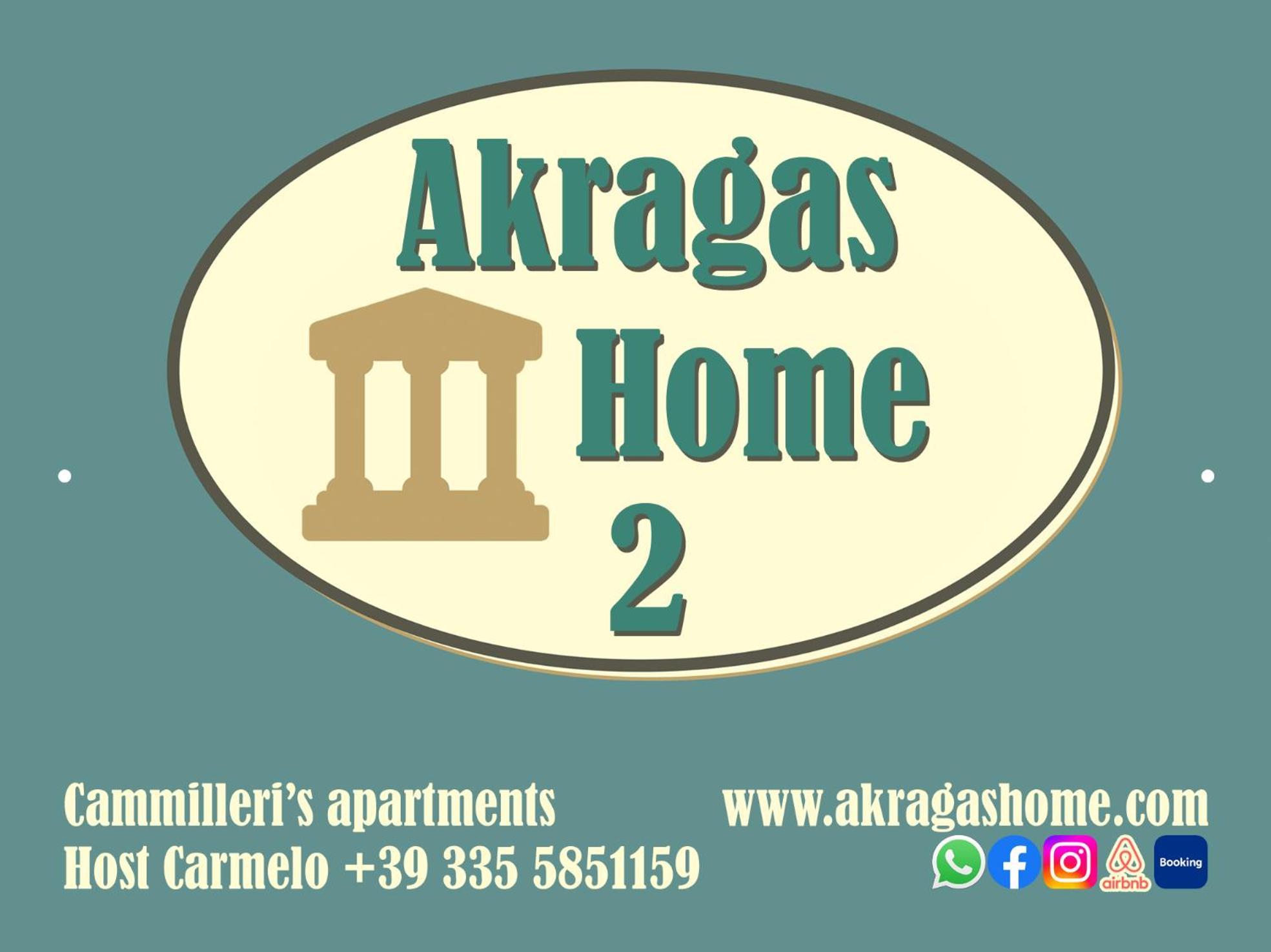 2 Apartments - Akragas Home 1 & 2 On Via Atenea City Center With View Αγκριτζέντο Εξωτερικό φωτογραφία
